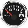 A 52mm Marine Auto Voltmeter Gauge 8-16/16-32 Volts Voltage Gauge for Universal Car Caravan Marine Boat Red Backlight Volt
