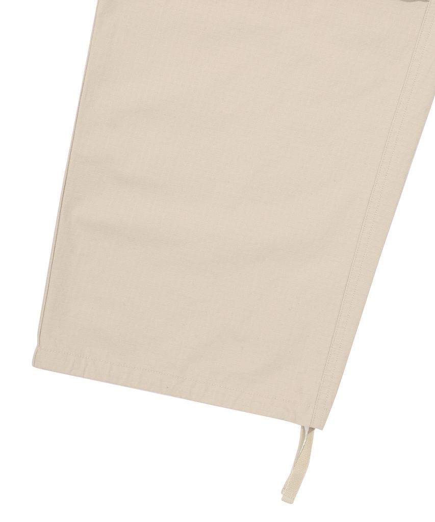 Syupeodeulai Cargo Parachute Pants Beige