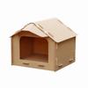 Outdoor Feeding Shelter Sturdy Cat House Safe for Garden