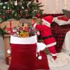 Christmas Decorative Backpack Drawstring Large Christmas Bag, Santa Claus Gift Bag, Christmas Decorative Gift Bag
