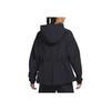 Nike Sportswear Woven Logo Hooded Casual Jacket Women Outerwear Black FN3669-010