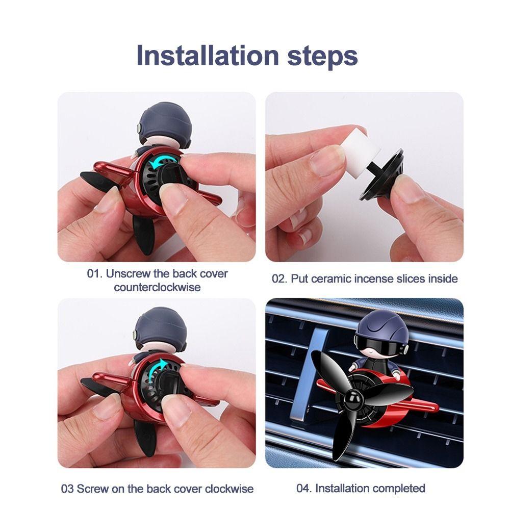 Aromatherapy Perfume Diffuser Pilot Auto Interior Supplies Creative Car Air Freshener  Car