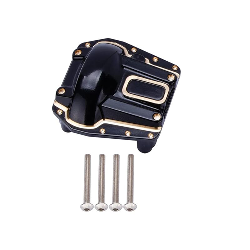 

2023 1 / 6RC Crawler Brass Front Rear CNC Brass Axle Differential Diff Cover Axial for SCX6