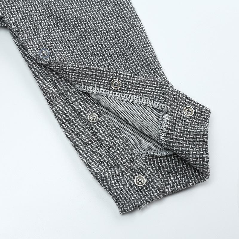 Baby Boy Odzież Miękkie Bawełniane Pajacyki Malucha Little Gentleman Noworodka Kombinezon Odzież