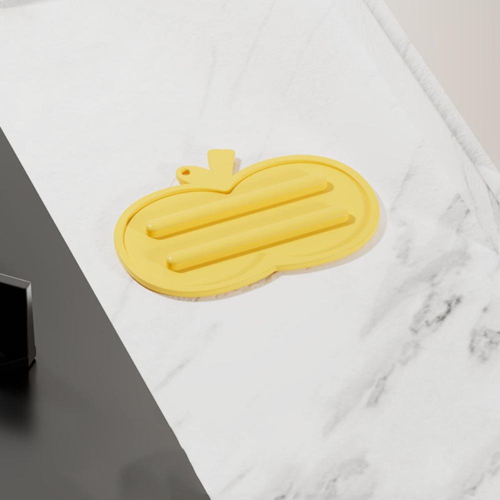 

Multifunctional Pot Lid Drain Mat Soft Silicone Board Holder Bathroom Kitchen Accessories жёлтый