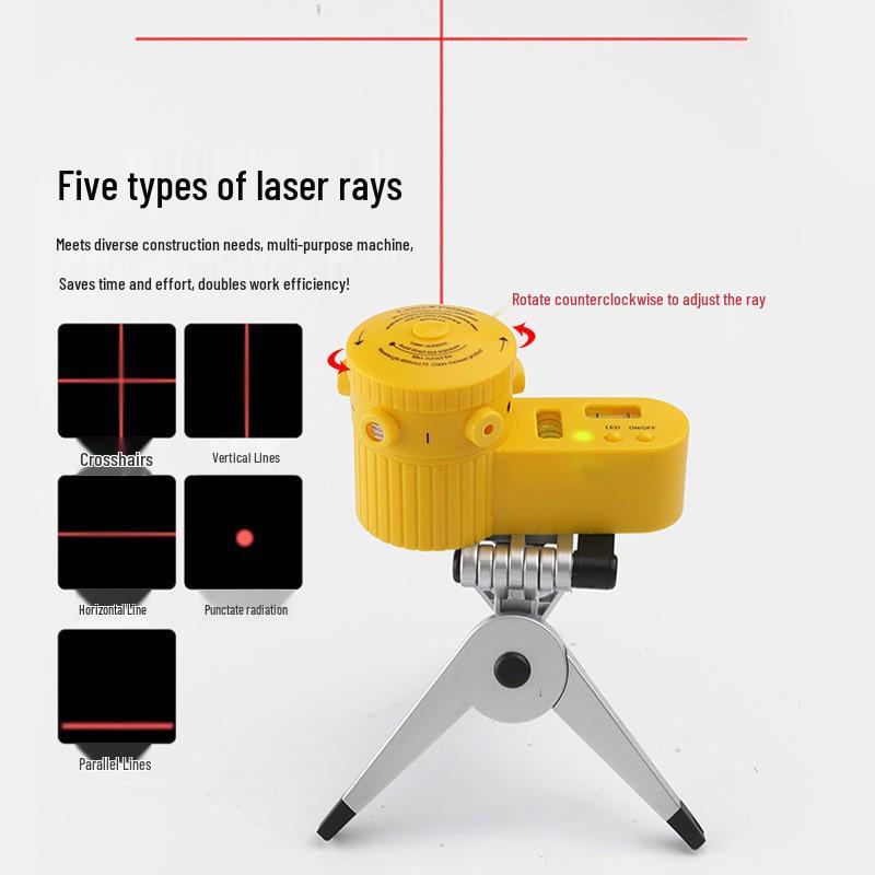 Four-in-One Rotating Laser Level with Tripod