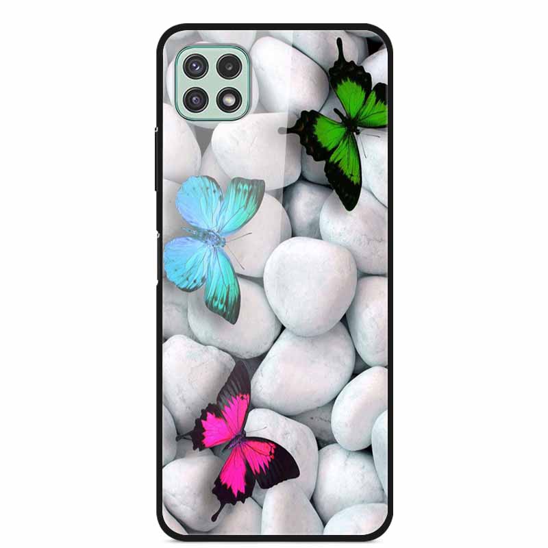 For Samsung Galaxy Wide5 Case Tempered Glass Hard PC Phone Back Cover for Galaxy Wide 5 Bumpers Cases Shell Coque 6.6'' SM-E426S