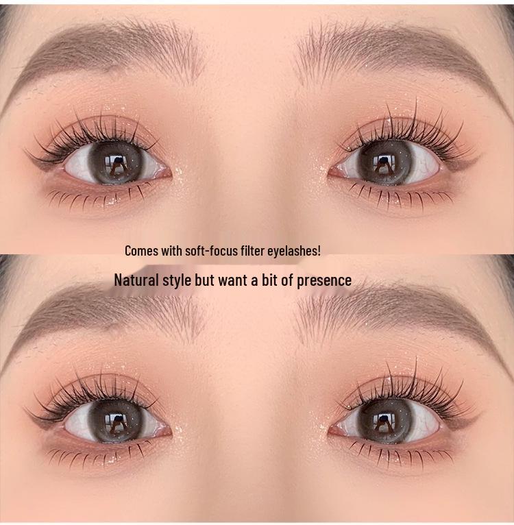 Mengjie Shangpin Glue-Free Self-Adhesive False Eyelashes - Natural Look for Beginners