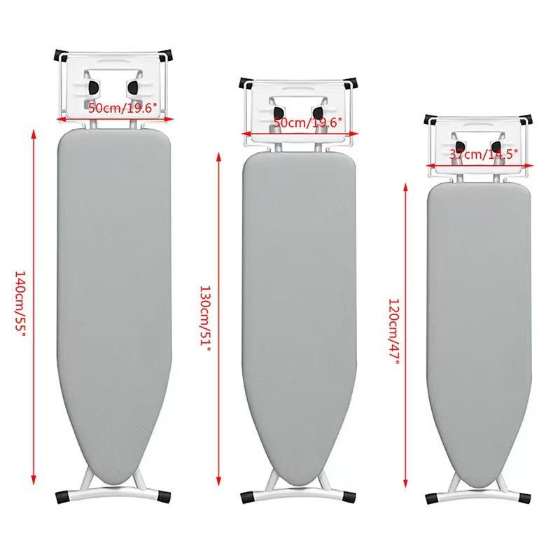 Floral Elastic Ironing Board Cover with Silver Coating for Clothing Protection, Multi-size