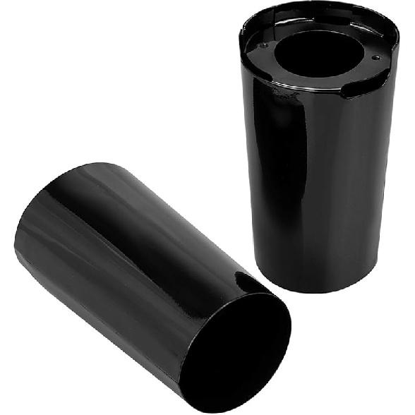 Мотоциклетные глянцевые черные чехлы для вилки для Harley Touring Electra Street Glide Ultra Limited и Tri Glide 2014-2023 чёрный