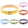Women Vintage Faux Leather Choker Short Necklace Buckle Collar Punk Jewelry
