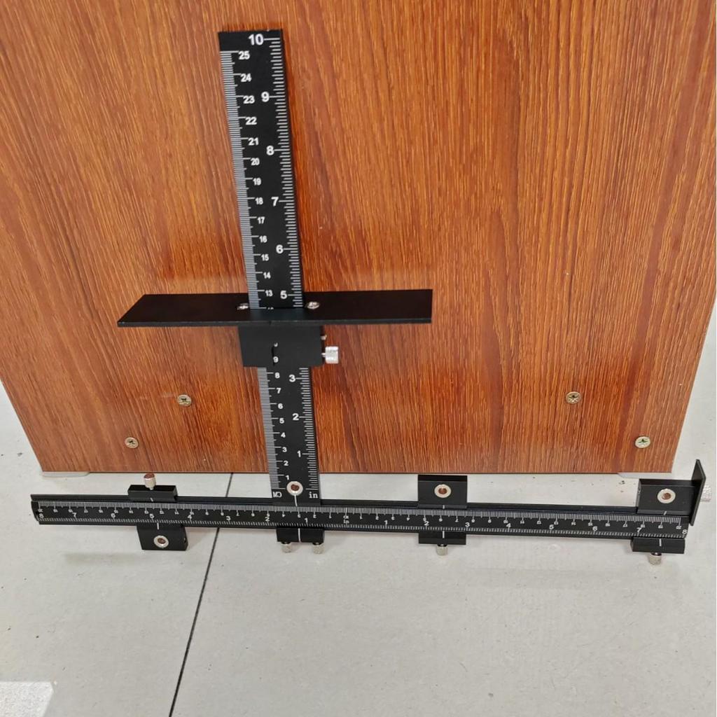 Adjustable Aluminum Woodworking Handle Hole Locator