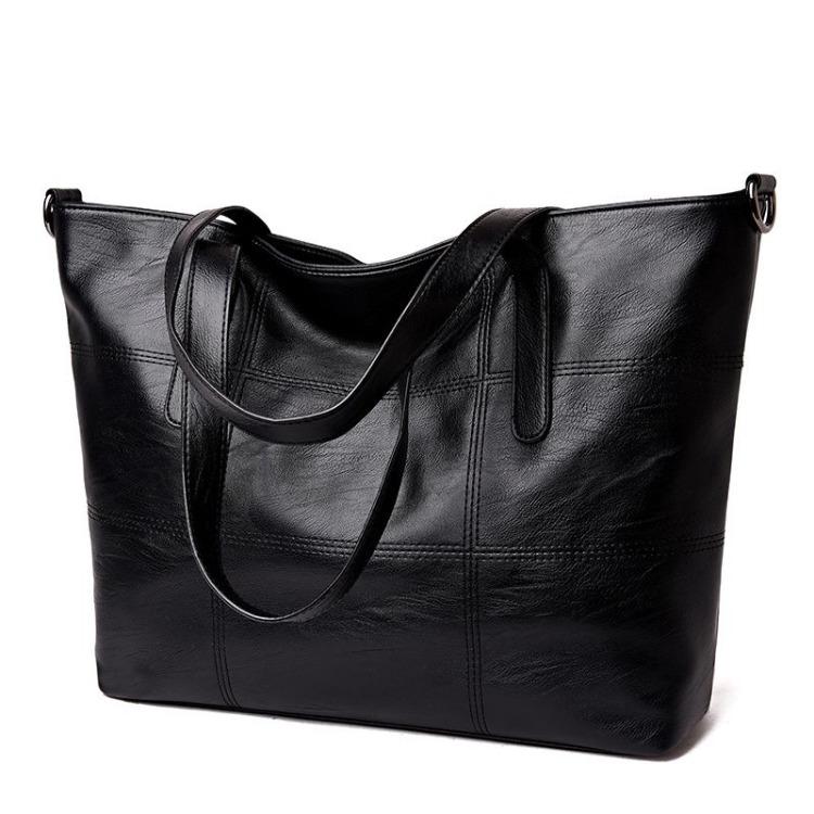 Women Fashion  Soft Leather Large Capacity Bag Versatile Elegant Shoulder Crossbody Handbag
