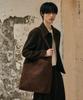 Hyoji Suede Shoulder Crossbody Bag