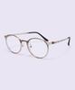Alloaiweeo [Air Flex] Al6405 1313G Airflex Ultra-Lightweight Semi-Oversized Round Khaki Eyeglass Frame With Blue Light Lens Option