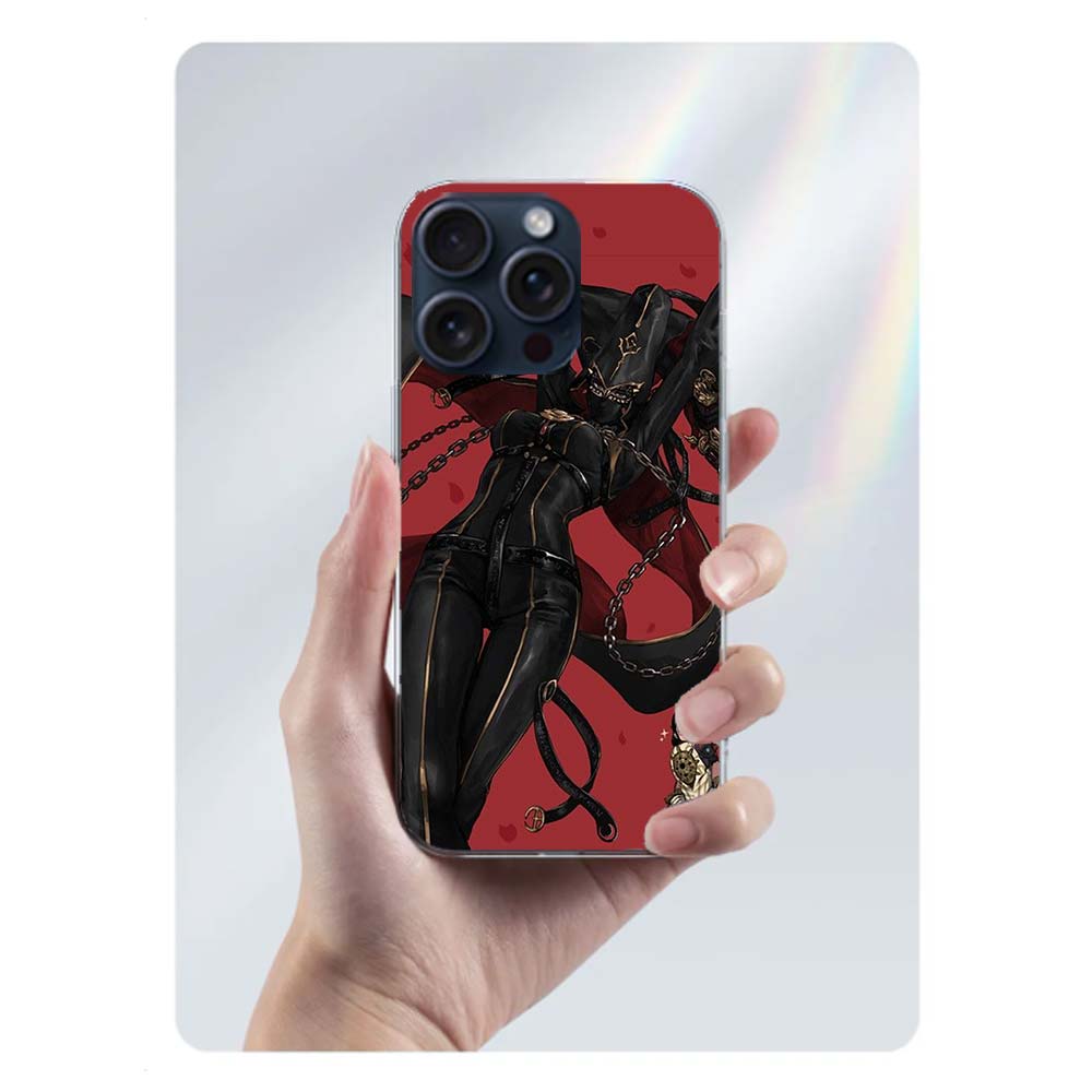 Bayonetta Clear Phone Case For Iphone 17 Air 16 Pro Max 15 Pro 14 Plus 17E 16E 11 13 12 Mini Cover Cases Fundas Cell TPU Capa Sh