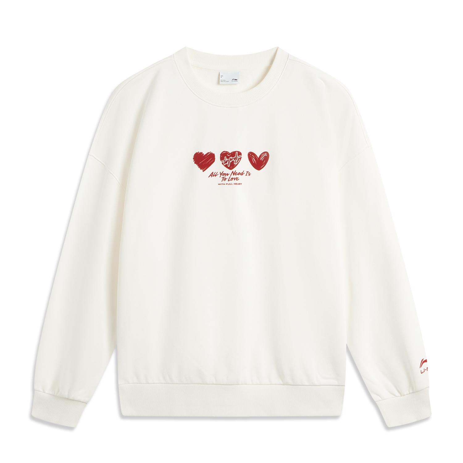 Свитшот женский Li Ning Sports Life Collection Цвет: Слоновая кость AWDV806-1 XS