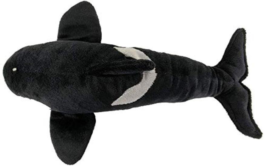 Calorata Killer Whale Plush Toy Soft and Realistic Whale Plush Toy Doll Mascot Birthday Gift Present Christmas Present (24x17x35cm) (Killer Toy)