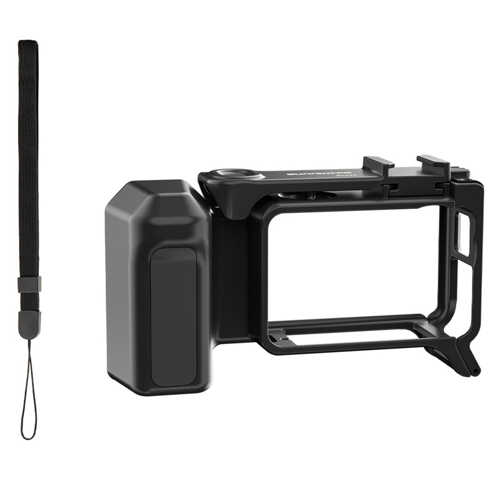 

Protective Cage Expansion Frame Case for DJI OSMO Action 3/4/5 Pro Grip Mount Quick Release Rabbit Cage Grip Handle Holder Set