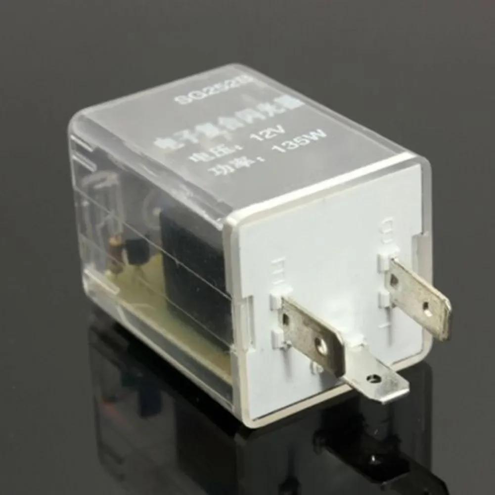 12V 180W 3Pin LED Light Flasher Relay Turn Signal Rate Control Blinker Relay Bulb Burnt Out Warning