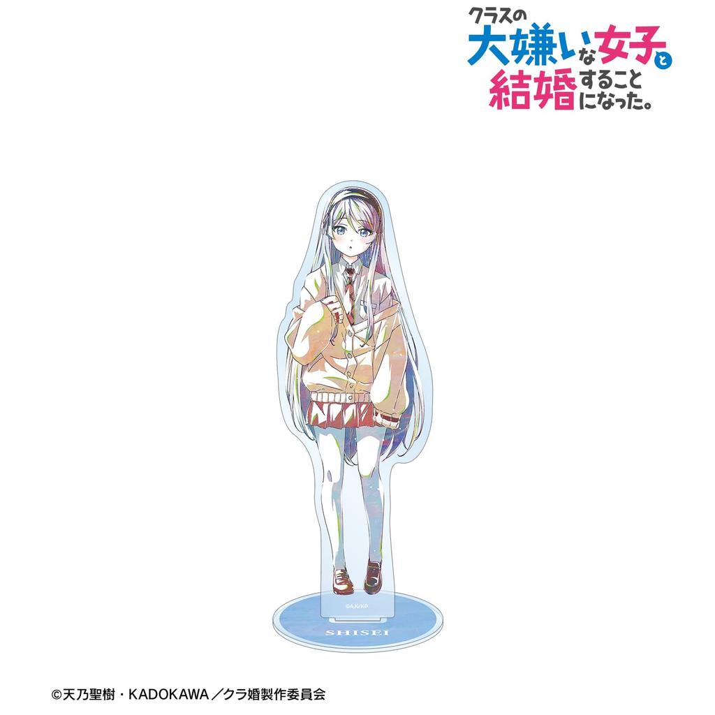 TV Anime Ended Up Marrying the Girl I Hate In My Hojo Itosei Ani Art 1st Edition Big Acrylic Stand "I Class."