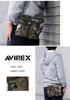 AVIREX Eagle Shoulder Waist and Hip Design for Men and AVX342L Bag, Pouch, Bag, 2-Way Women, (Avirex-013) (Khaki)
