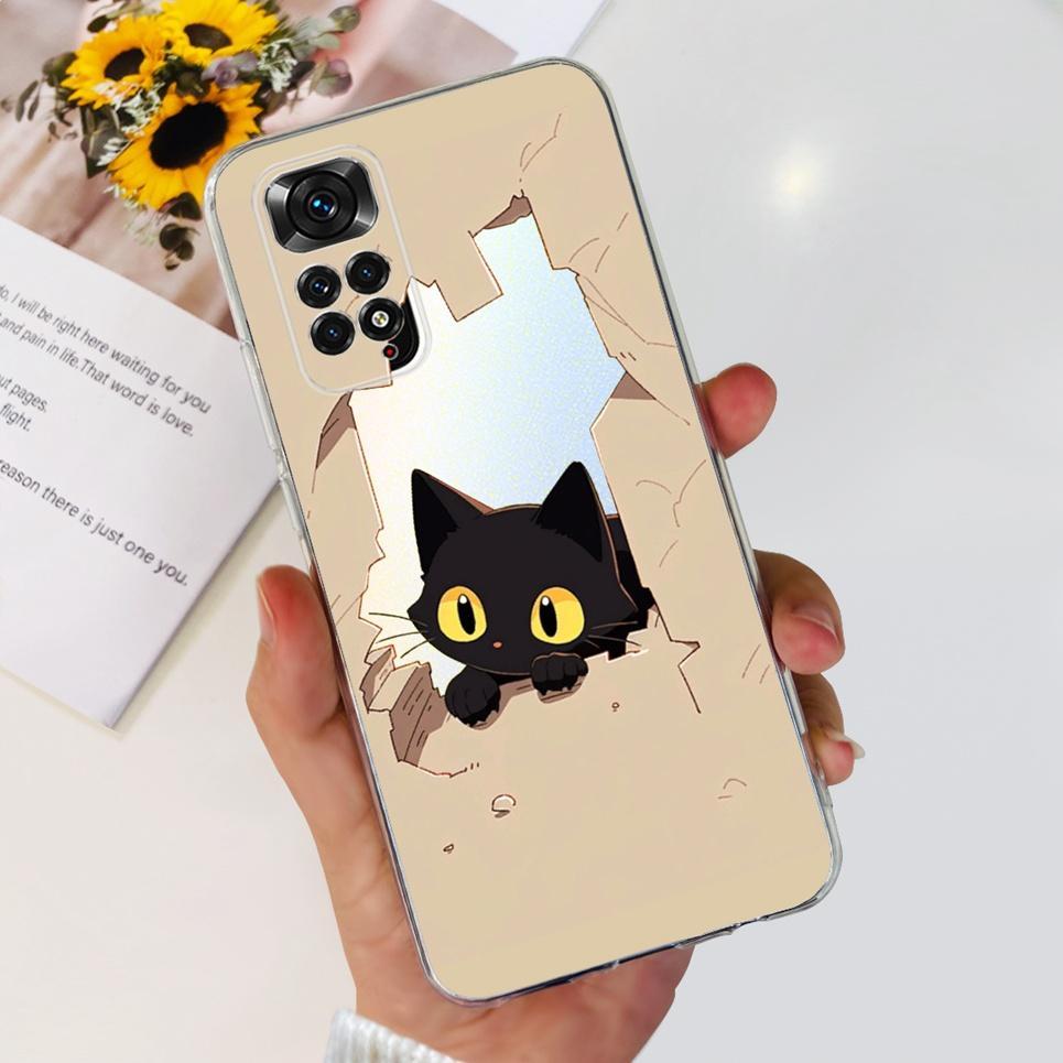 

For Cover Xiaomi Redmi Note 11 Pro 4G 5G Phone Case Romantic Cool Cartoon Bumper Funda Soft Clear Capa For Redmi Note11 11s Etui Redmi Note 11s 5G