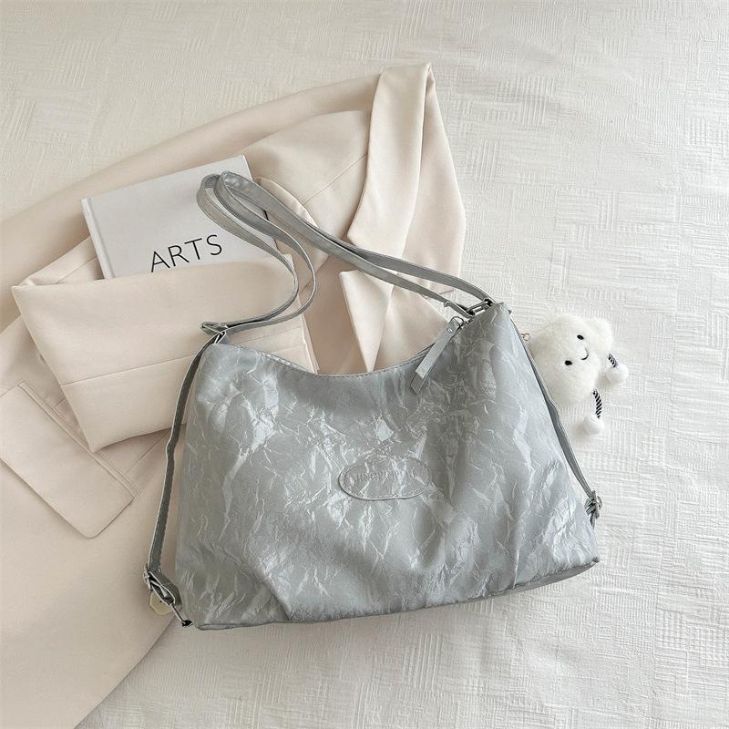 2025 Summer New Fashion Shoulder Bag Commuter Tote Bag Women's Simple Fashion Large Capacity Shoulder Bag Women