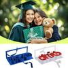 Graduation Gift Box 2026 Sturdy Self-Fillable Letter Shaped Box for Snacks Gifts Flowers Cash No Assembly DIY Graduation Gift