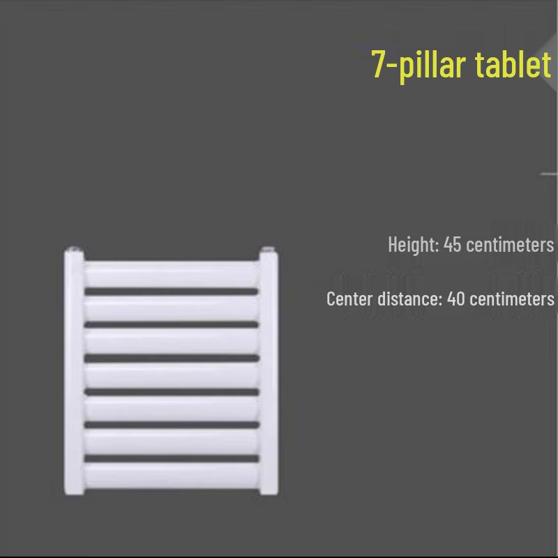 Asboi Steel Wall-Mounted Bathroom Radiator
