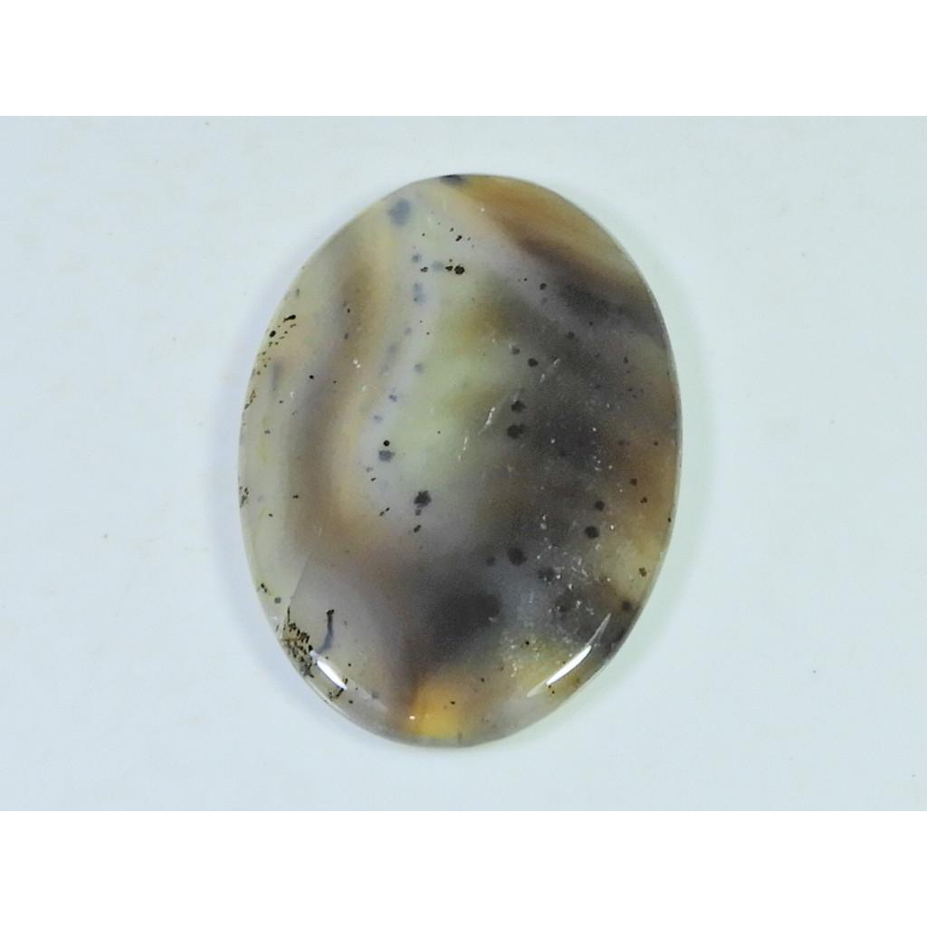 30X45X04MM Natural Montana Agate Oval Shape Cabochon Loose Gemstone 56Cts. B-295