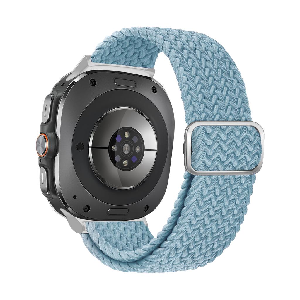 Braided Loop For Samsung Galaxy Watch 7 Ultra Band 47mm Adjustable Metal Connector Nylon Bracelet Galaxy Watch Ultra Strap 47 Mm