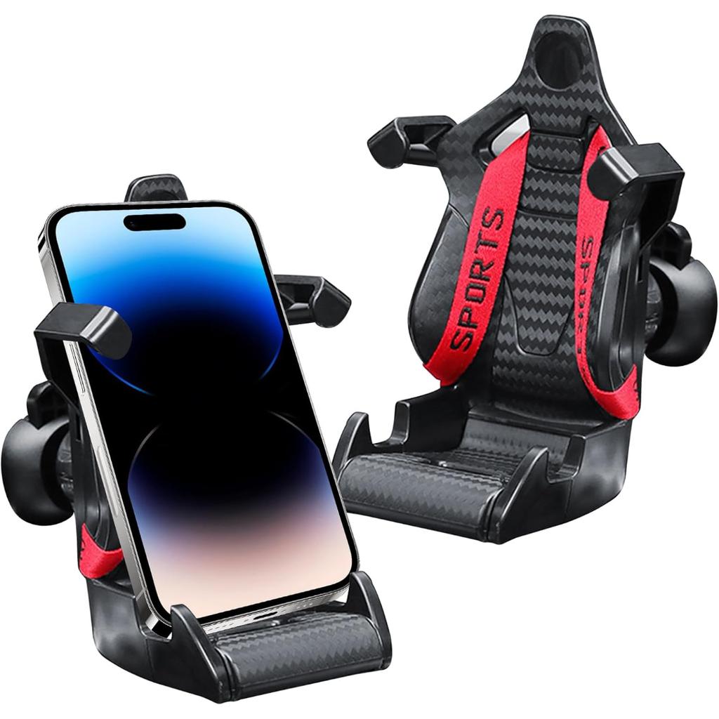 2026 Creative novelty Phone Mount for Car Racing Seat Shape Phone Holder for Car Air Vent Cell Phone Car Mount with Air outlet
