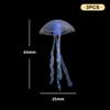 3Pcs Artificial Glowing Fluorescent Jellyfish Aquarium Decoration Fish Tank Underwater Plant Marine Aquatic Landscape Ornament