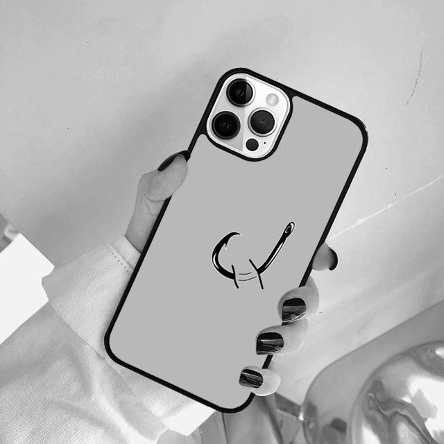 Fish Hook Fishing Phone Case Cover For iPhone 17 Air 15 Pro MAX 16 Plus 14 12 11 13 Coque