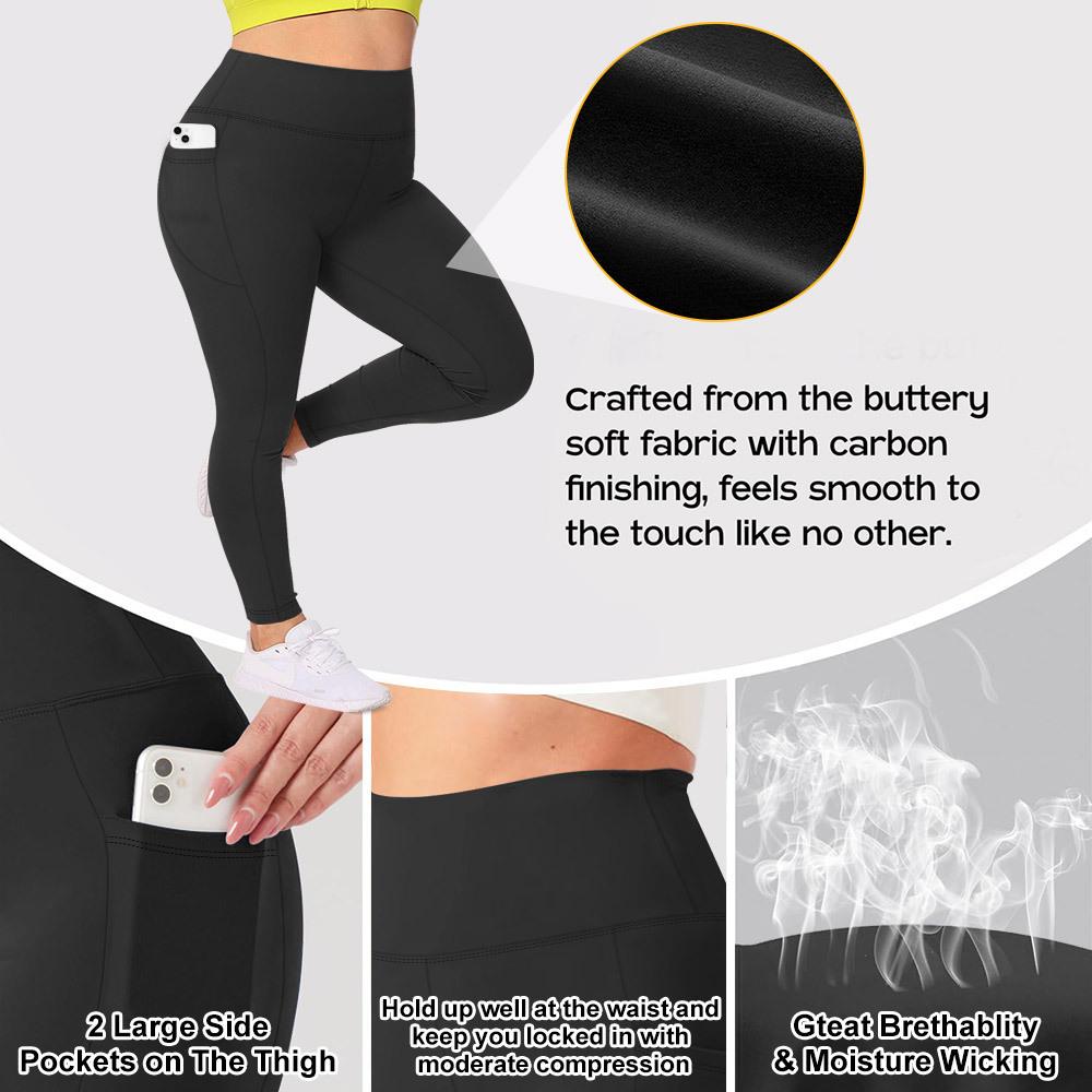 Plus-size Yoga Pants for Women 300 Pounds High-waisted Tummy-control High-elastic Tight-fitting Plus-size Yoga Pants