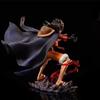 Cartoon Anime One Piece 18cm Ghost Island Monkey D. Luffy Double Heade Figures Battle Action Scene PVC Model Toys Birthday Gifts