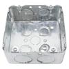 4x4Inch Galvanized Iron Bottom Box Dual Position Junction Box For For American Standard Electrical Wiring Installation Home Gar