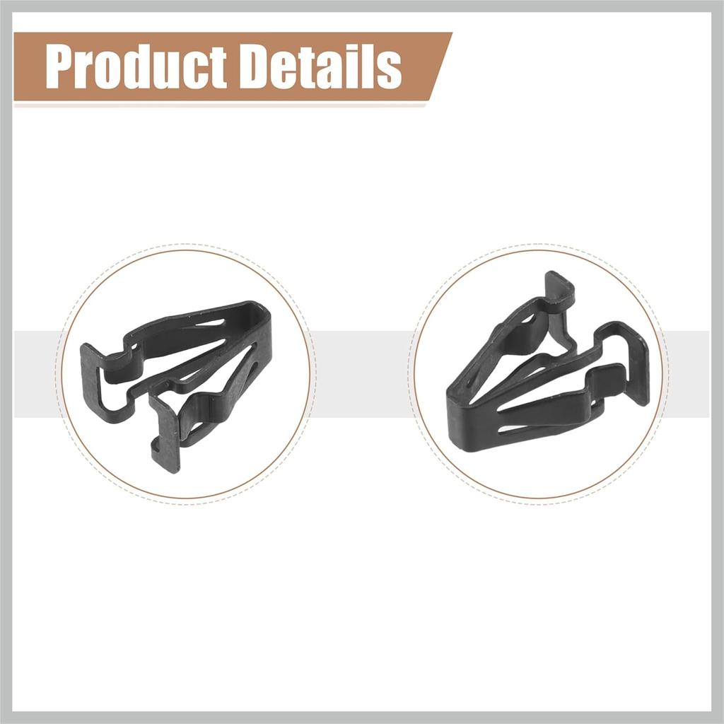 Clipe de Fixação do Porta-Óculos Preto de Ferro Retentor de Clipe Nº DS7Z-9904132-A para Ford Transit 2015-2022 para Ford para Mustang 2015-2022 para Ford Edge 2015-2022