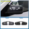 Replacement Rearview Side Mirror Covers Caps Toyota Corolla 2007-2013 Vios Yaris Sedan P90 2008-2013 Carbon Fiber Gloss Black