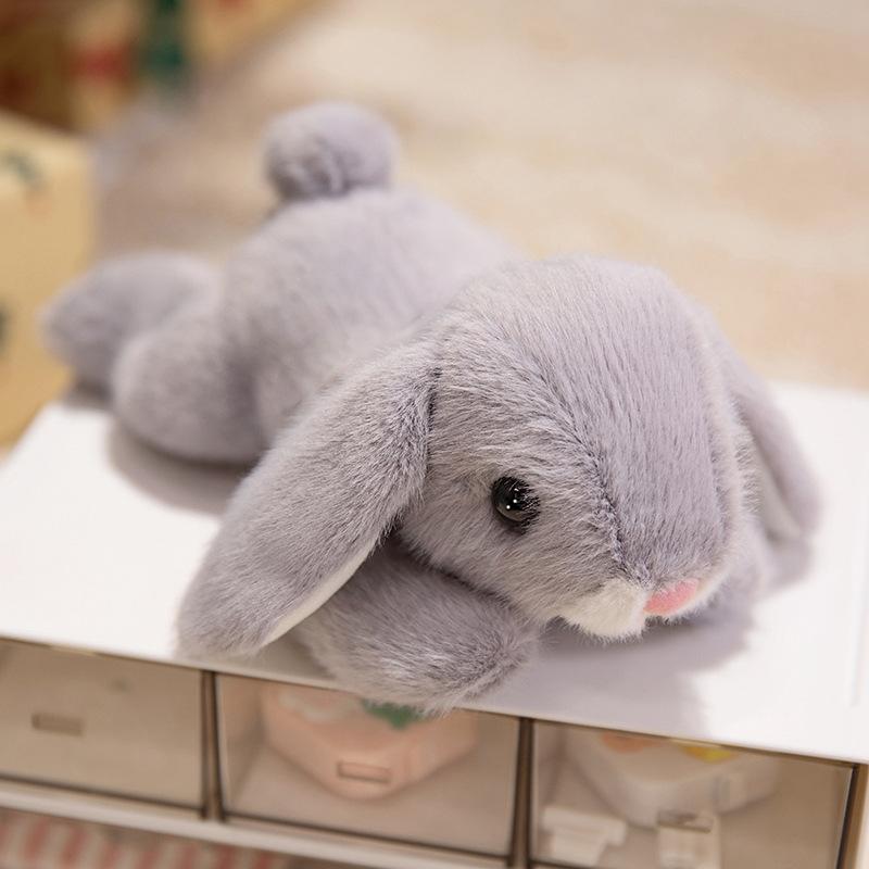 Cute Cute Fragrant Long-Eared Rabbit Doll Plush Toy Lying Down Little White Rabbit Doll Children Soothing Cloth Doll