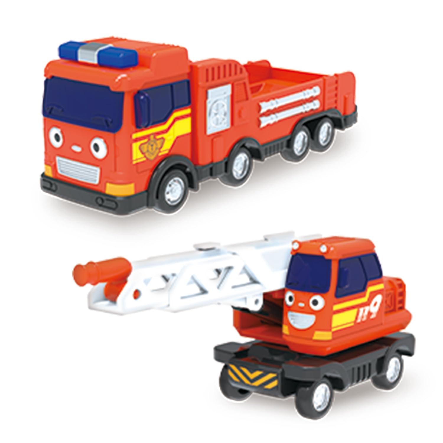 Mini Car Double Set - Tayo the Little Bus Friends - Header & Ladder
