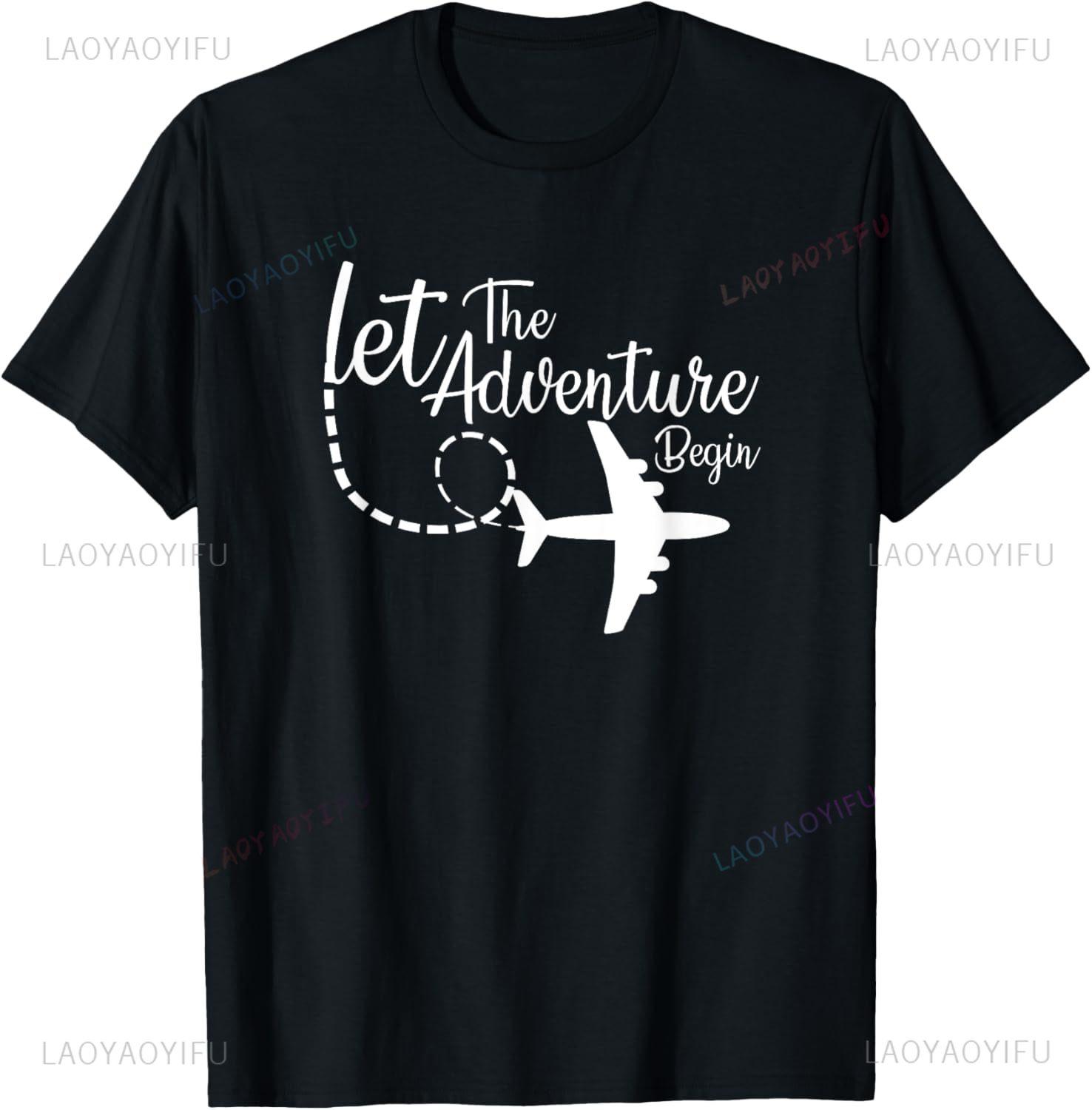 Inspirational Airplane Travel Mode TShirt Print Original Design Gifts T Shirts Unisexs T Shirt Graphic Tee T Shirts Ropa Hombre S