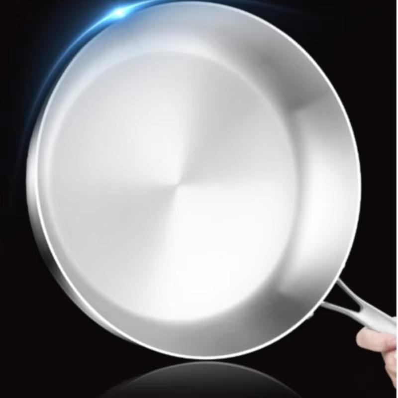 316 Stainless Steel Deep Fryer Non Stick Frying Pan Cooking Steak Kitchen Cookware Gas Stove Induction Cooker Universal Milk Pot