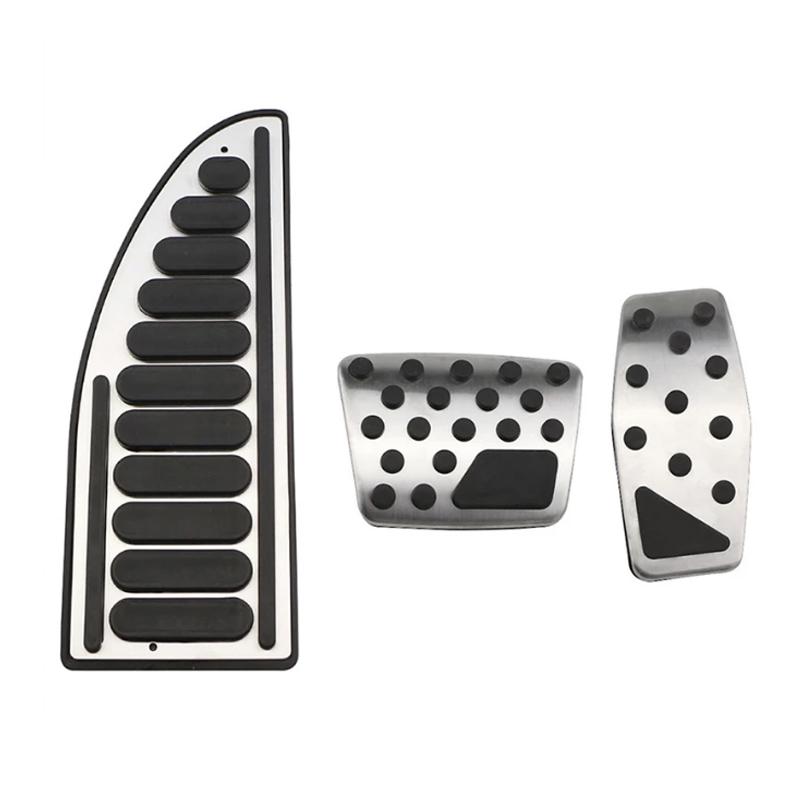 My Good Car Ανοξείδωτο Ατσάλι Κάλυμμα Πεντάλ Γκαζιού Φρένου Πεντάλ Ανάπαυσης για Jeep Compass 2017 2018 Ανταλλακτικά Αξεσουάρ