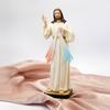 Gottes Barmherzigkeit, katholische Statue, Familiengebet, Ornamente, Jesus Christus, Heimdekoration, Kunstharz, Kunsthandwerk