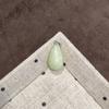 3Pcs Natural Stone Teardrop Pendants 14×25mm Gemstone Charms With Silver Bail, For DIY Necklace Jewelry Making