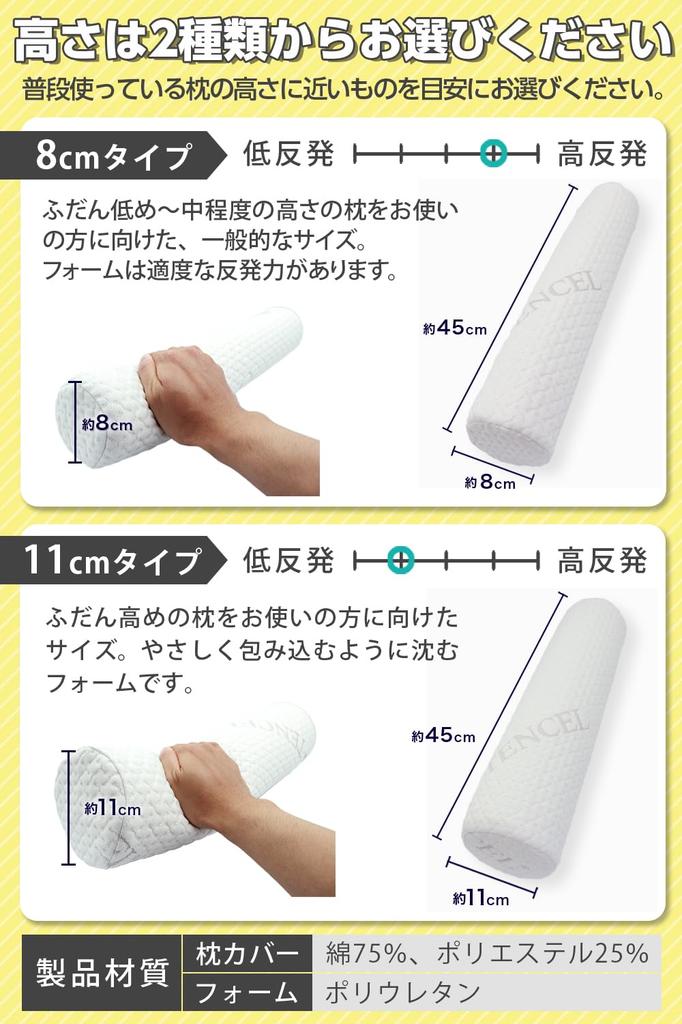 CHURACY Neck Pillow, Shoulder Relief, Neck Stretching Pillow, Stick-Shaped Neck Pillow (8cm High)