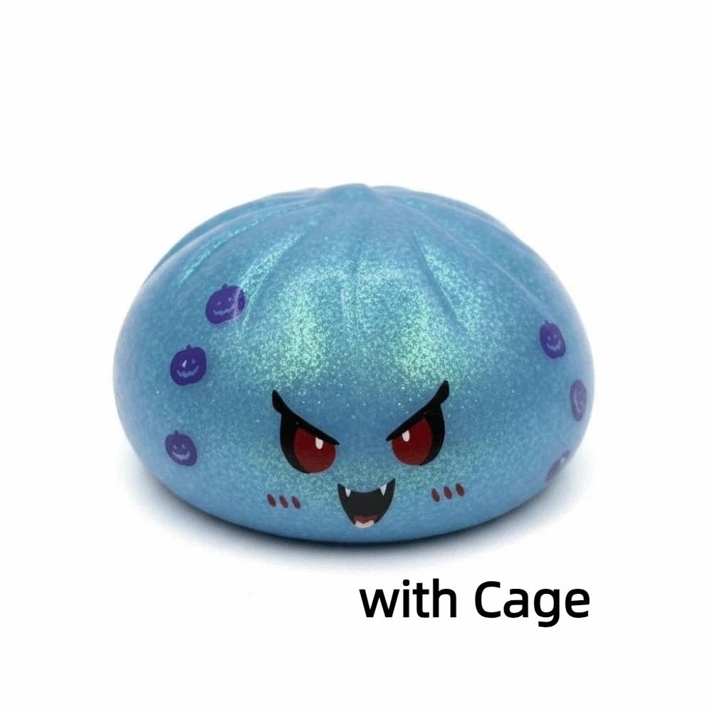 Lightweight Pumpkin Bun Squishy Baozi Spooky Soft TPR Toy Dumpling Squeeze Toy Adults
