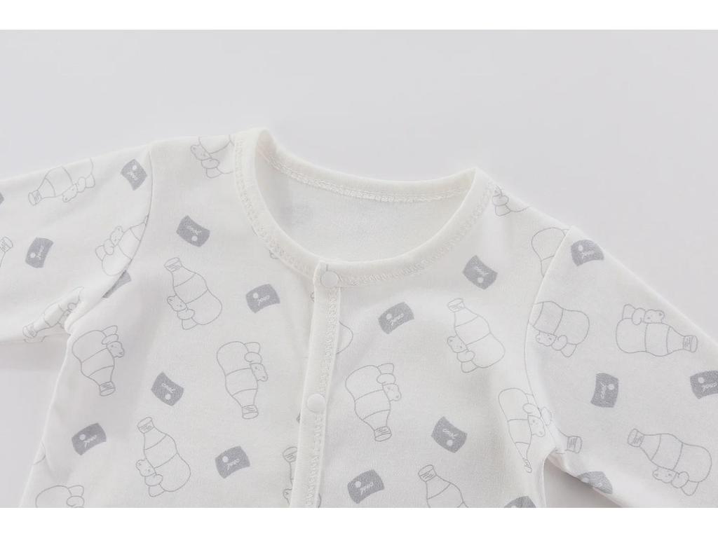 Pure Cotton Baby Jumpsuit: Newborn Romper for Spring, Autumn & Summer